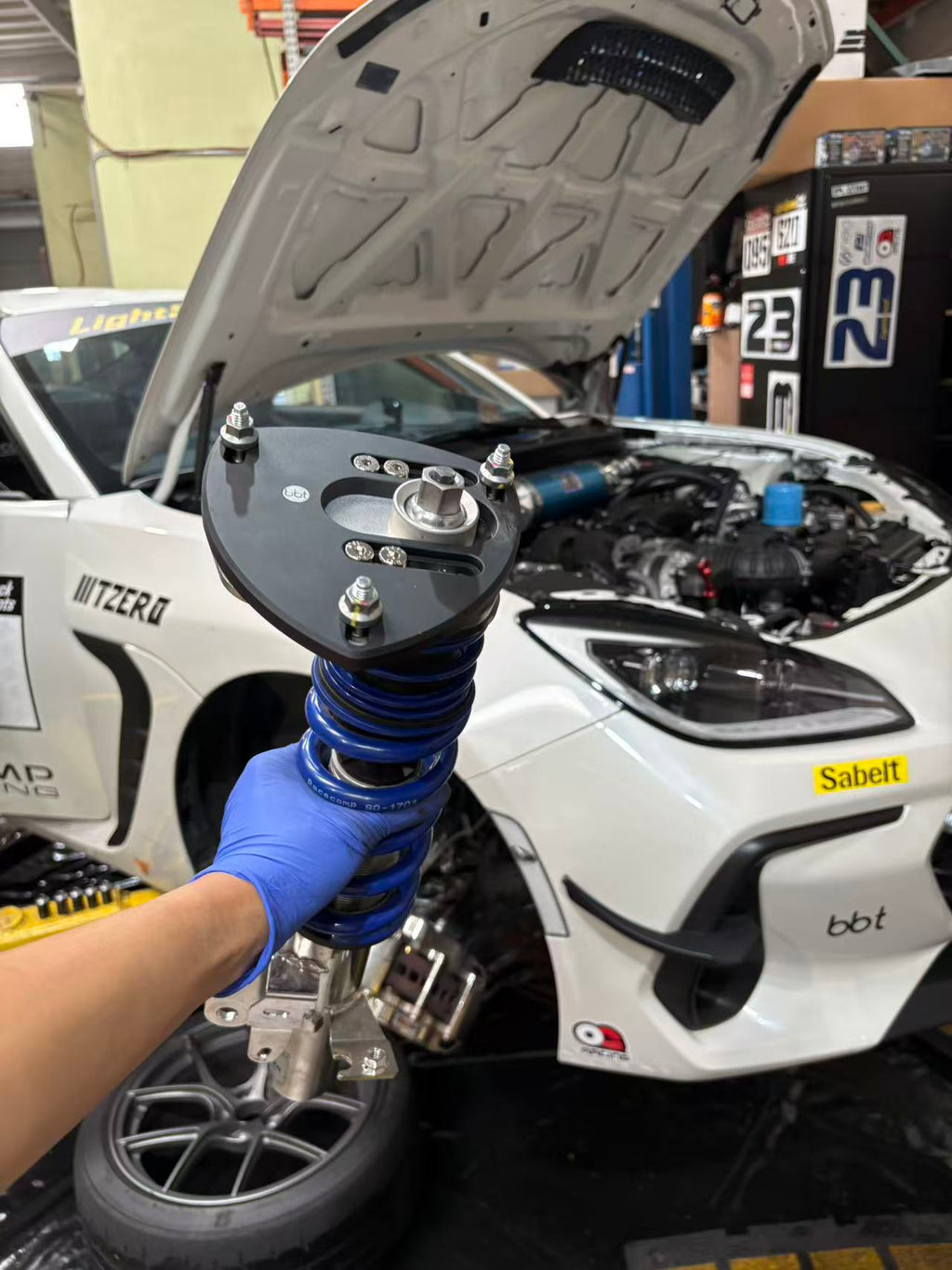 BBT Camber & Caster Plate for GR86/BRZ/GT86/FRS Maximum -4° Gain